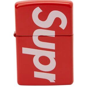 NEW Supreme Logo Zippo - Red